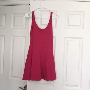 pink cotton dress